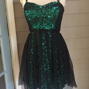 French connection sequin party dress